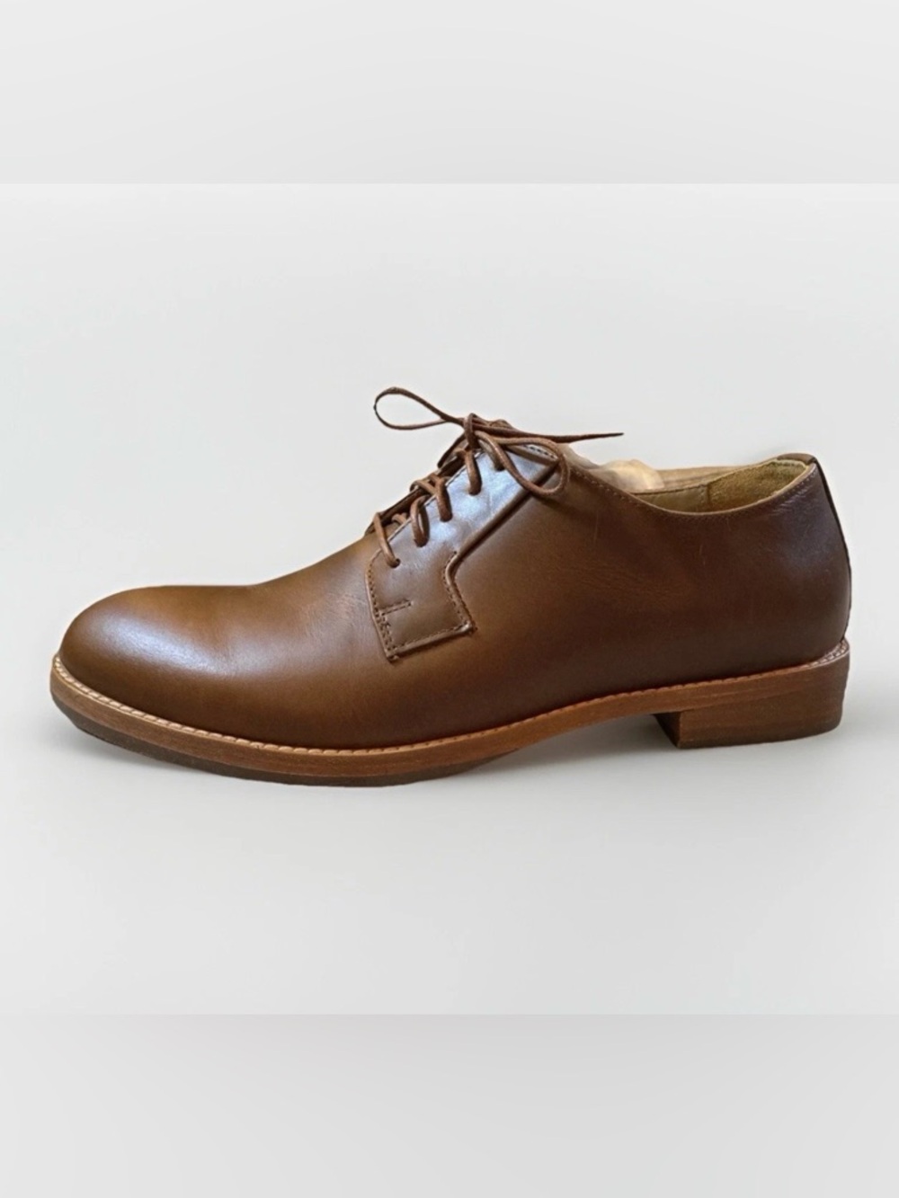 Nisolo Rey Everyday Derby Shoe Men’s,  Brown, Size 8 Preppy 100% leather